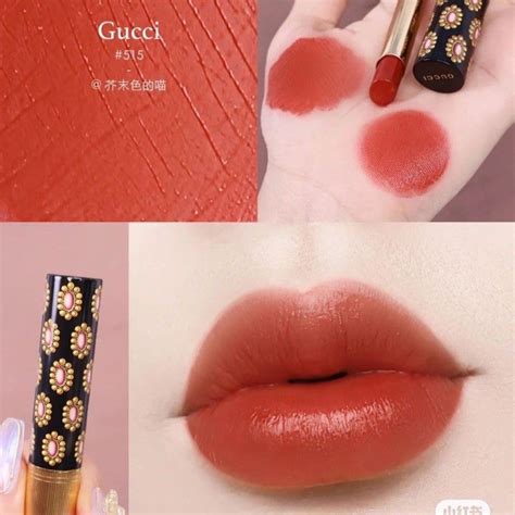 gucci glow and care lipstick devotion|Gucci matte lip balm.